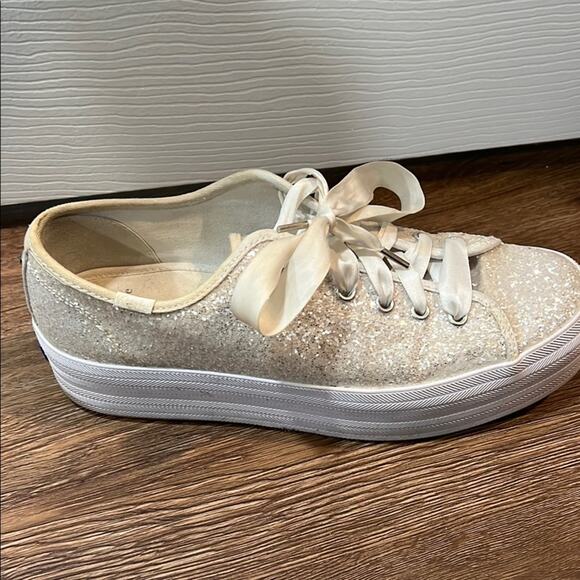 Keds x Kate Spade Sparkle White Sneakers - Picture 9 of 10